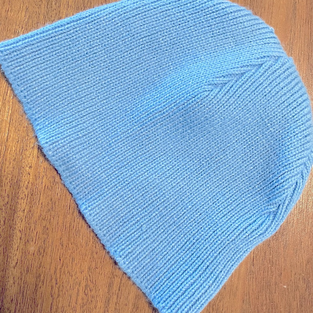 Plain Blue beanie